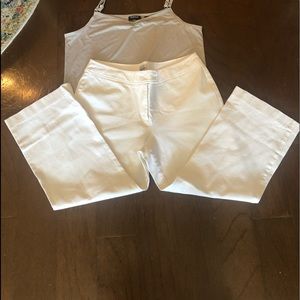 Chico’s White Capri SZ 3 (16-18)